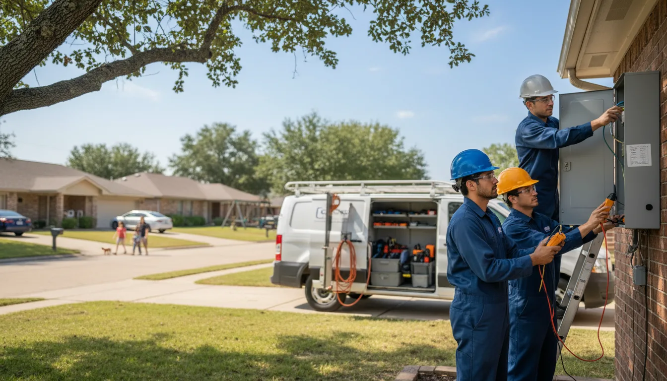 Certified electrician providing emergency electrical services in Glenham, SD
